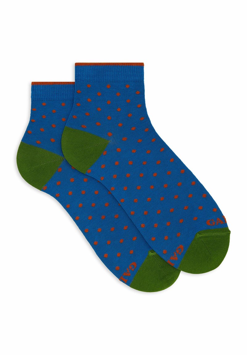 Gallo SUPER WITH POLKA DOT PATTERN - Calze - egeo rame