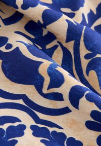 Next TALL FIT-PALAZZO - Trousers - blue white print