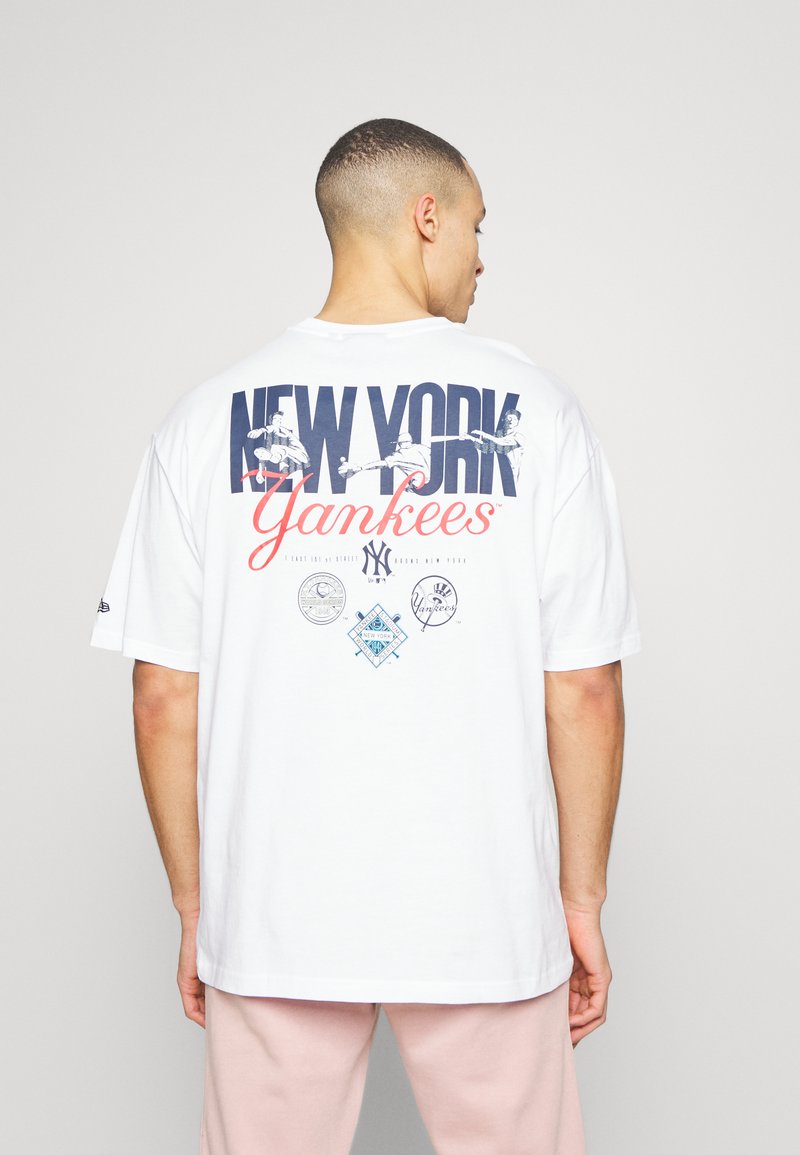 New Era MLB NEW YORK YANKEES OVERSIZED TEE Fanartikel white/navy
