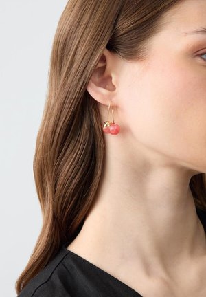 Jimmy Key ELEGANT CHERRY FIGURED  - Boucles d'oreilles - pink