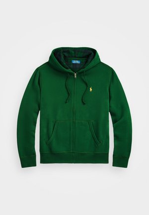 Tröja med dragkedja - green