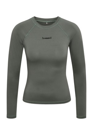 Hummel, HUMMEL HMLPRIMA W T-SHIRT L/S - Longsleeve - castor gray