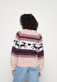 VILA Stickad tröja - light pink