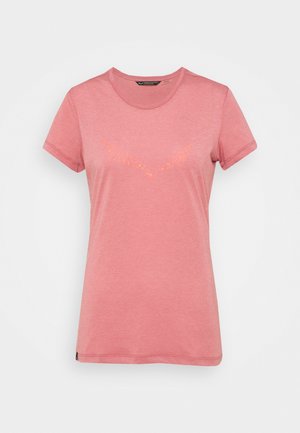 Tekninen t-paita - light red