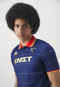 Kappa Gara KOMBAT 2024 HOME KALLITHEA - Futbola krekls - blue/orange tomato/yellow