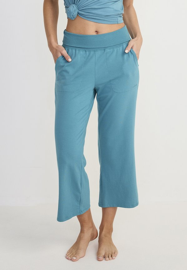 SOFT TOUCH LUXE - Nachtwäsche Hose - teal slate