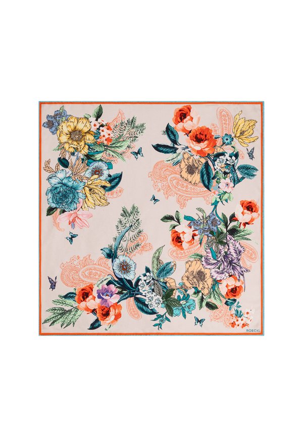 Schal - multi tangerine