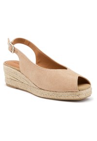 Frau Shoes OPEN SLINGBACKS WITH WEDGE - Zeppe - pink
