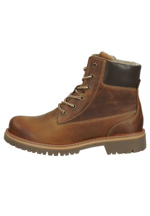 camel active Lace-up boots - tan