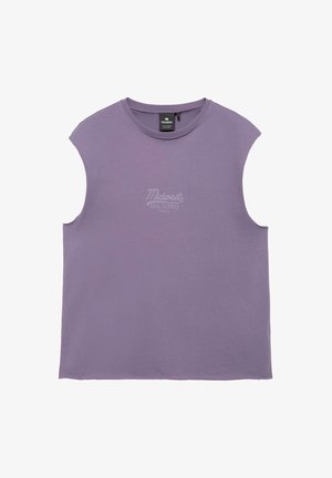 PULL&BEAR, MIDWEST GRAPHIC - VEST TOP - Top - purple