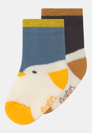 Ewers BOY PINGUIN 2 PACK - Socken - blue/black