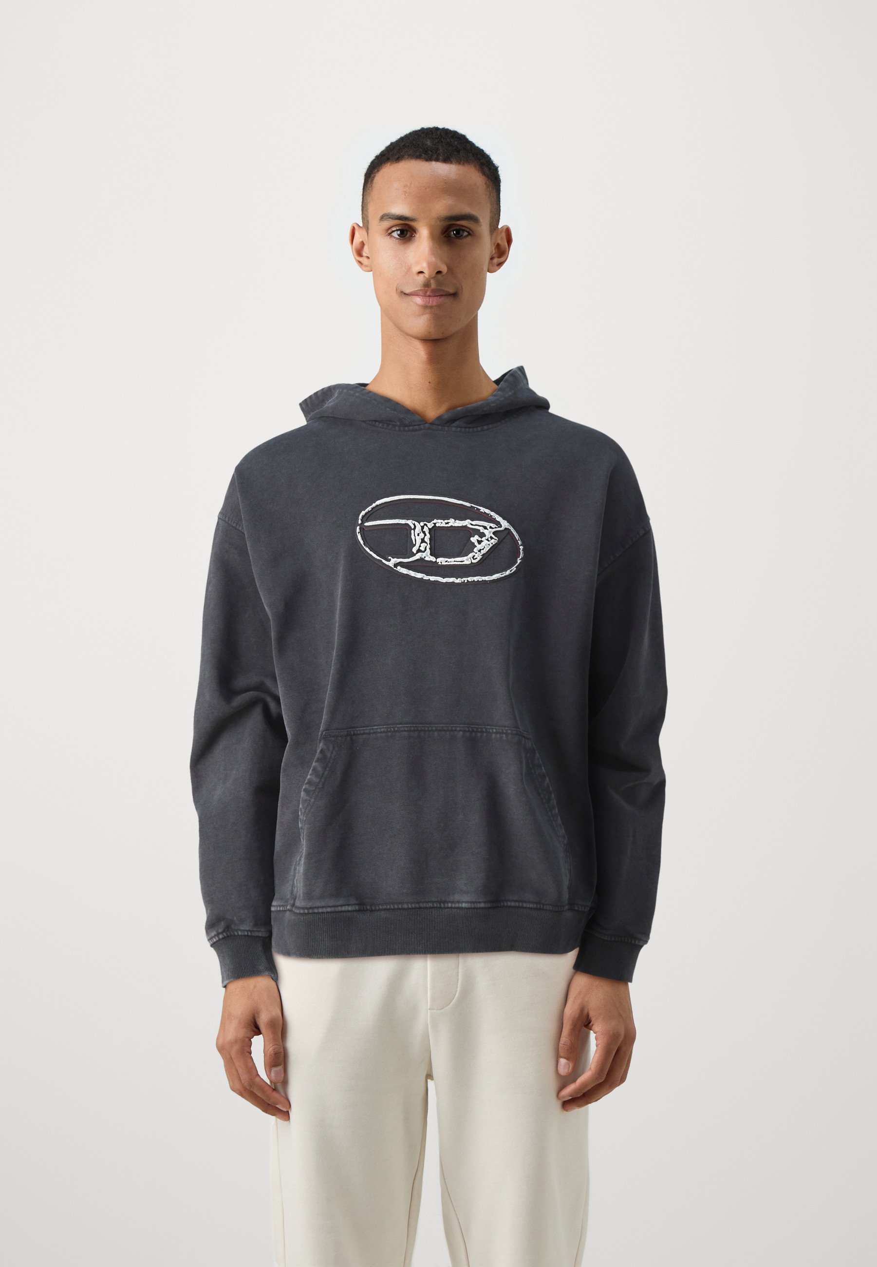 Diesel S-BOXT-HOOD-Q7 UNISEX - Bluza/czarny - Zalando.pl