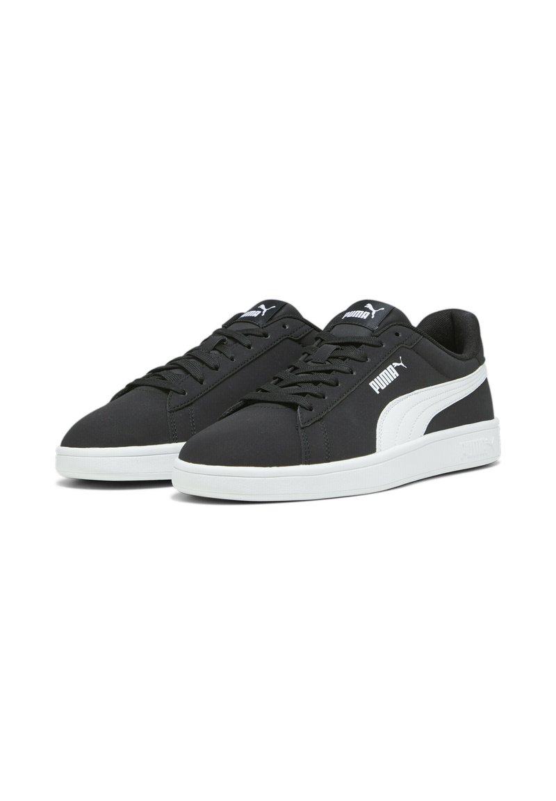 Puma SMASH BUCK - Tenisky - black/white