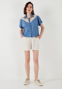 LELA REGULAR FIT - Blusa - dark blue