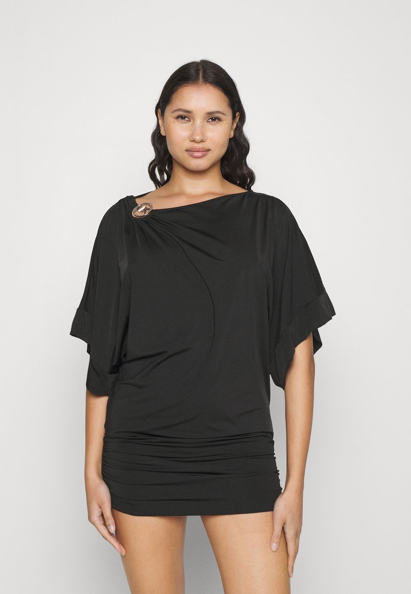 MICHAEL Michael Kors ICONIC SOLIDS COVER UP Beach accessory black