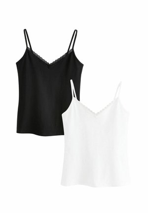 REGULAR FIT - MENOPAUSE FRIENDLY COOLING  2 PACK  - Top - black white