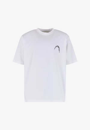 Woodbird, WBBAINE WARP TEE - T-shirt imprimé - white