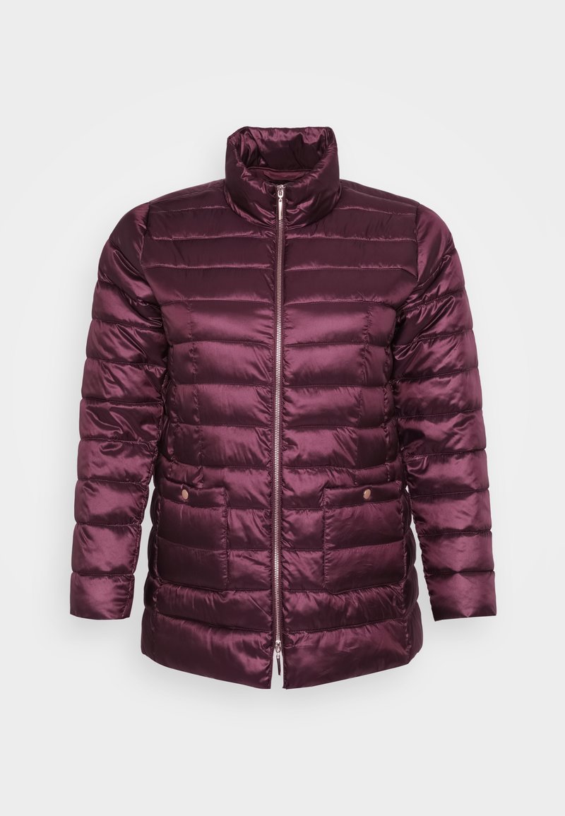 ONLY Carmakoma Halflange jas bordeauxrood