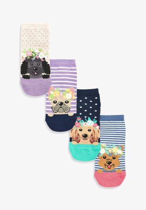 4 Paar Halloween Socken Set - Flauschige Kuschelsocken Mit Rutschstopp