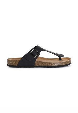 CAFèNOIR Sandaler m/ tåsplit - black