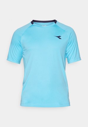 Diadora TENNIS - Sports T-shirt - sky blue intense