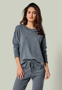 YOU LOOK PERFECT BELLA - MERINO LONG SLEEVE SWEATER WITH ROUND NECK - Strickpullover - grey