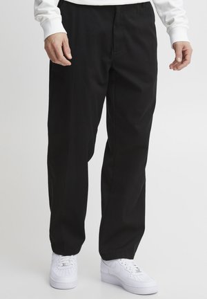 Solid SDALANN STRAIGHT FIT - Trousers - true black