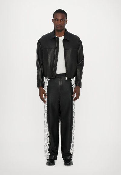 Les Benjamins Δερμάτινο μπουφάν - black