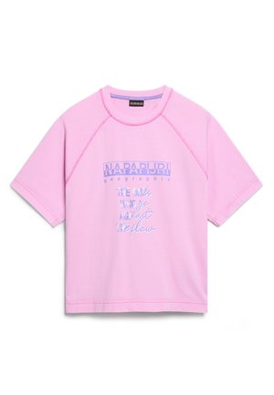 Napapijri T-shirts print - pink pastel