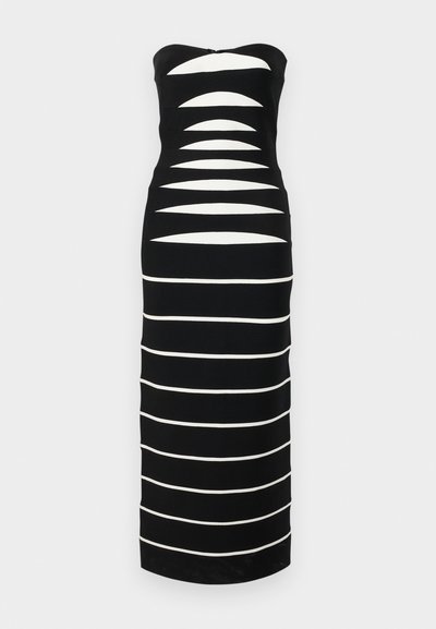 Hervé Léger THE CAMERON GOWN - Abito in maglia - black
