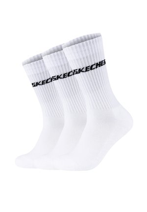 3 PAAR UNISEX CUSHIONED LONG - Socks - white