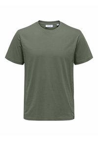 ONSMAX LIFE NOOS - Camiseta básica - castor gray