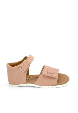 Pisamonas, SANDALIAS BAREFOOT NIÑA PALA ADHERENTE CORAZÓN - Páskové sandály  - rosa