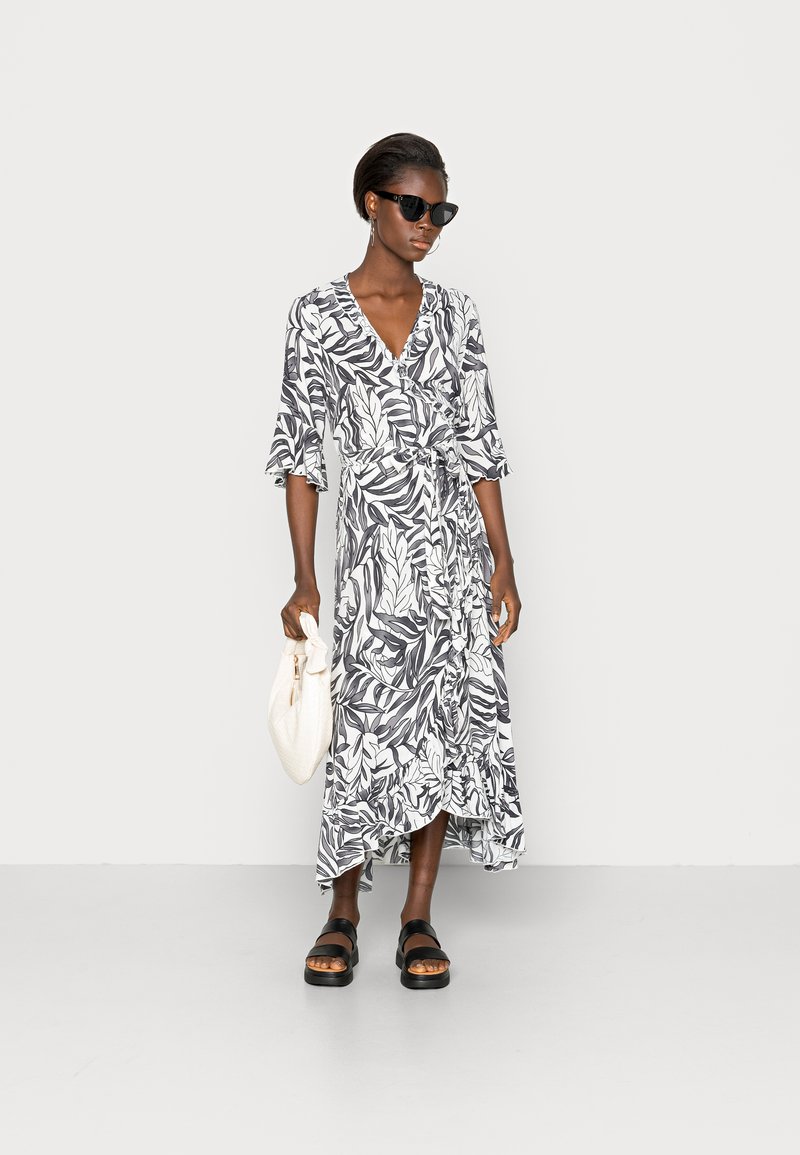 Damen Freizeitkleider | Esqualo DRESS WRAP OVER ALOHA PRINT Freizeitkleid multi coloured/mehrfarbig - YM84686 Damen Freizeitkleider | Esqualo DRESS WRAP OVER ALOHA PRINT Freizeitkleid multi coloured/mehrfarbig - YM84686