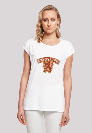 EXTENDED SHOULDER HARRY POTTER GRYFFINDOR SPORT EMBLEM L - Print T-shirt - white