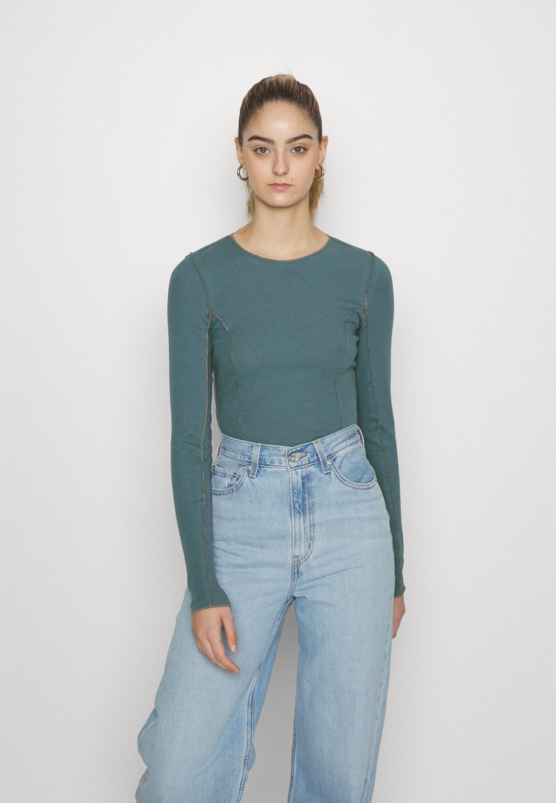 Weekday Camisola de manga comprida - green