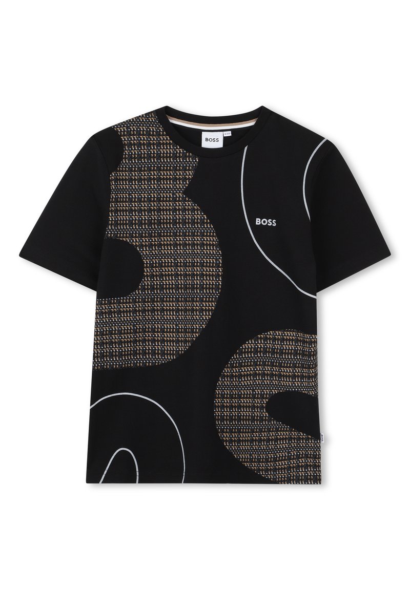 BOSS Kidswear T-shirt print zwart BOSS Kidswear T-shirt print zwart