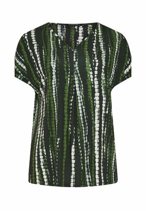Evans, PLUS SIZE SHORT SLEEVE TOPS - Print T-shirt - black