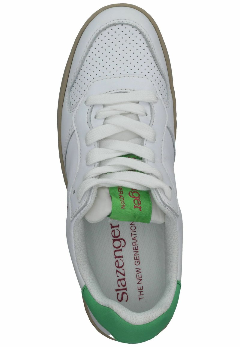 Damen Sneaker low | Slazenger The New Generation Sneaker low white green fuchsia l/transparent - AV63899 Damen Sneaker low | Slazenger The New Generation Sneaker low white green fuchsia l/transparent - AV63899