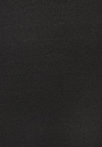 Black fabric with a textured surface, featuring a fine ribbed pattern. Soft and stretchy material suitable for clothing applications.