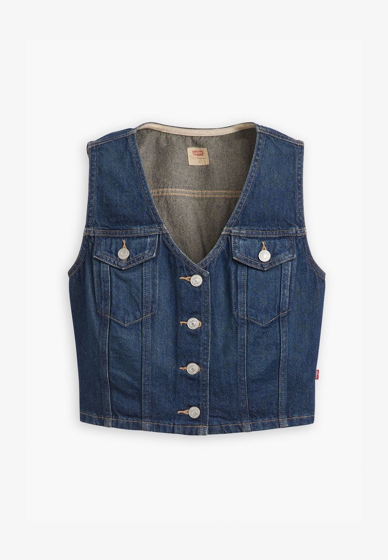 Levi's® BELLA CORSET - Veste sans manches - dark side scrape