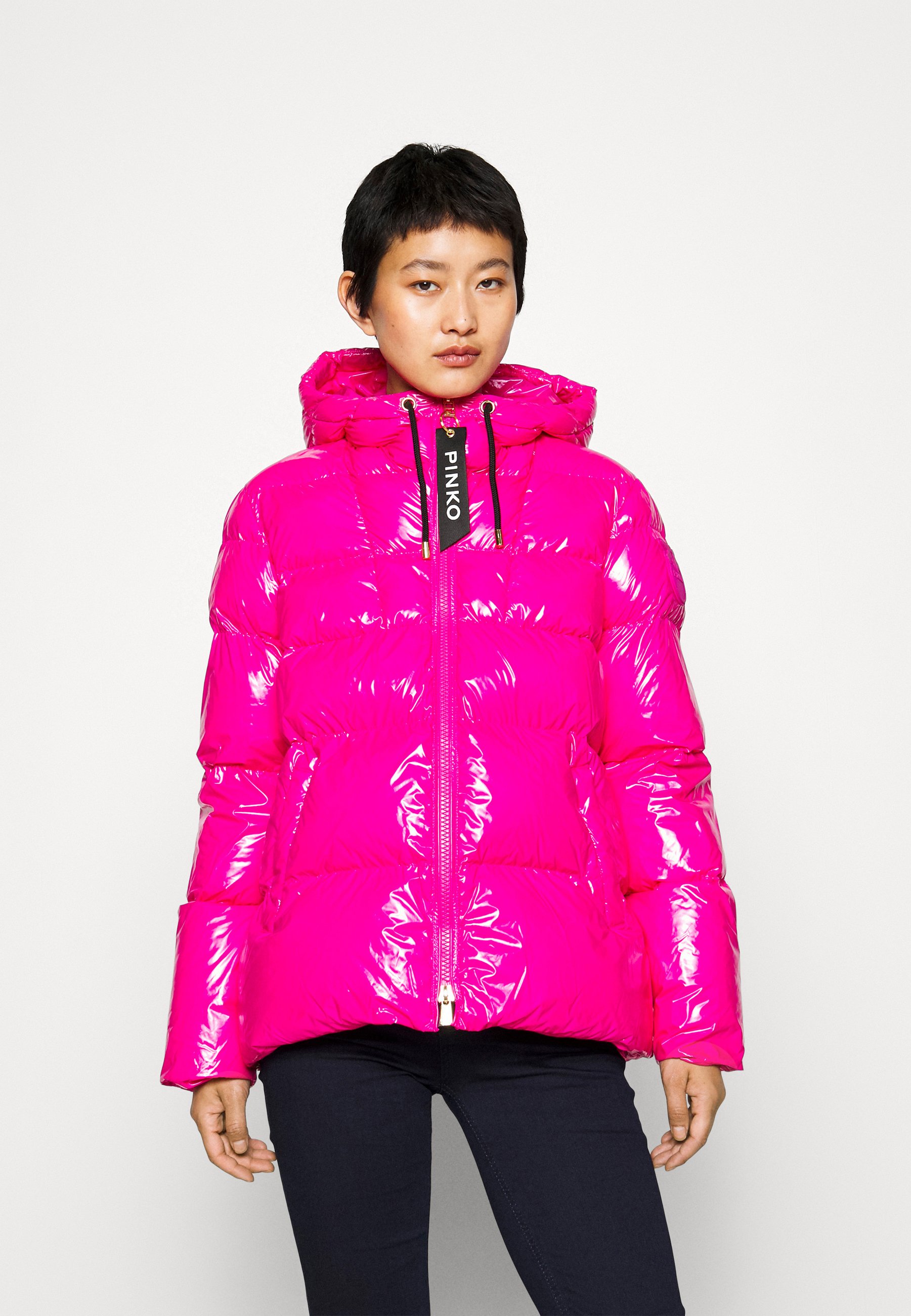 Pinko ELEODORO CABAN CRYSTAL - Winter jacket - light beetroot/pink  