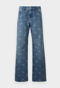 PAOLA - Calças de ganga de perna direita - washed blue