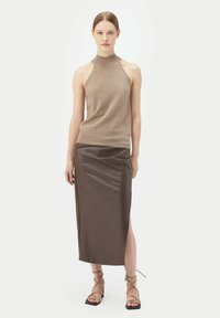 GOBI Cashmere TURTLENECK - Top - taupe