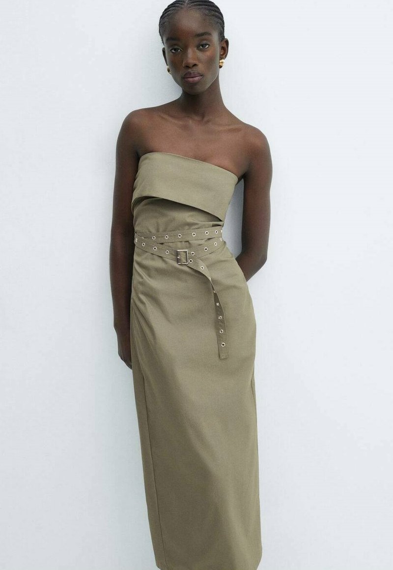Mango Dnevna haljina - khaki