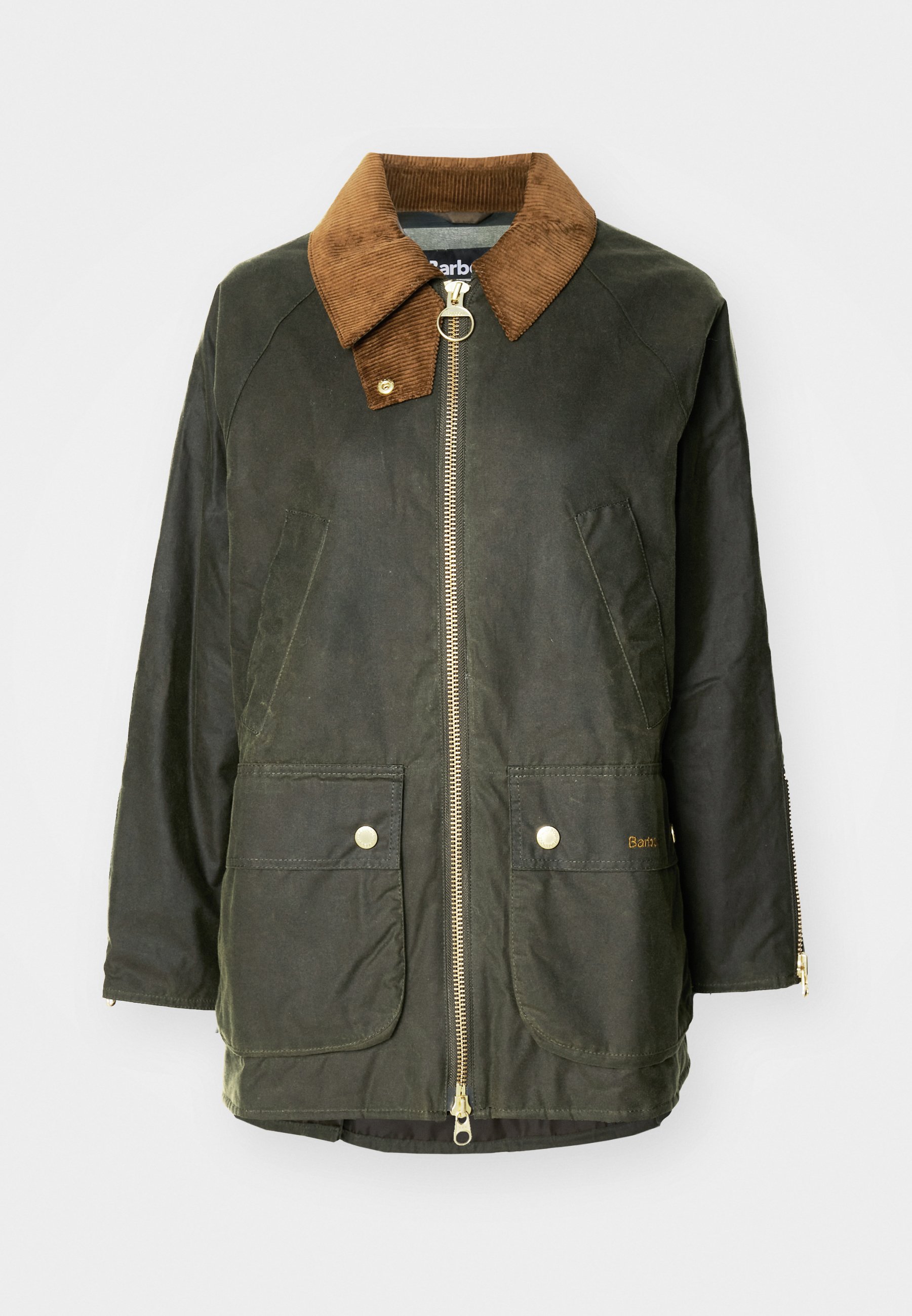 Barbour ESTHER - Short coat - archive olive/olive - Zalando.co.uk