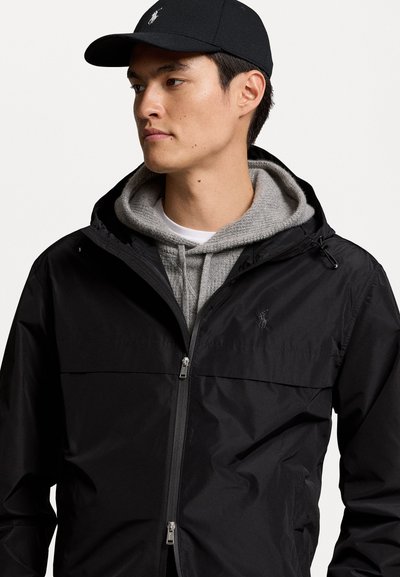 Polo Ralph Lauren FULL-ZIP HOODED JACKET - Jachetă de vară - black