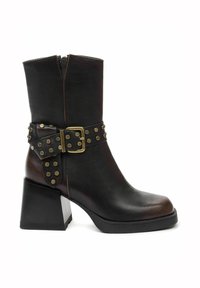 Betsy - Cowboy-/Bikerlaarsjes - dark brown Miniatuurafbeelding 1