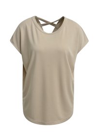 Smith&Soul MIT RÜCKEN-DETAIL - T-Shirt print - camel