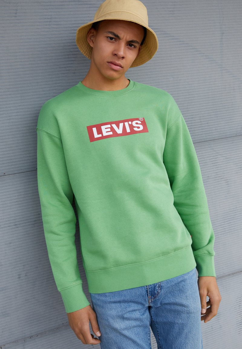 Levi's® GRAPHIC CREW - Camisola - boxtab peppermint